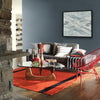 Benjamin Moore 2127-40 Wolf Gray in living room. Shop 2018 color trends blue/gray paint tones.